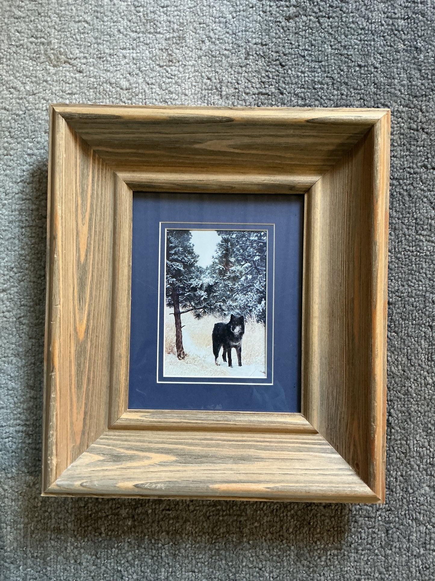 Obsidian framed photo