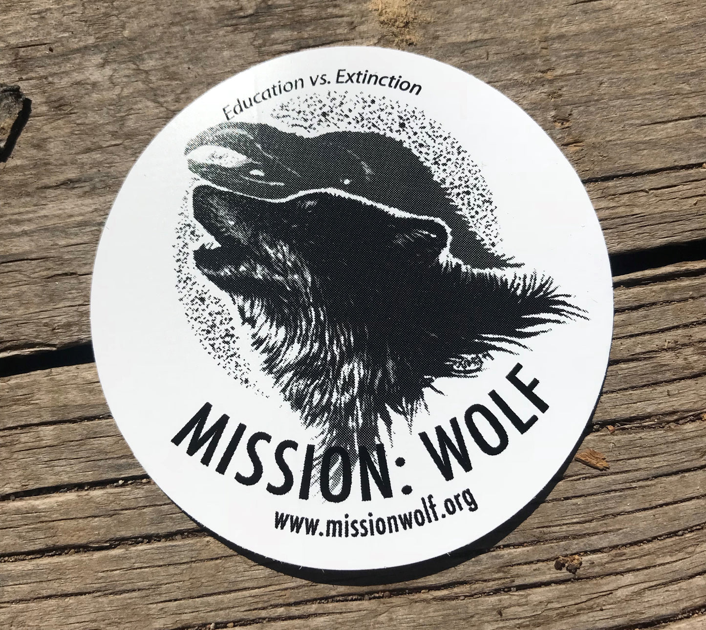 Black & White M:W Logo Sticker