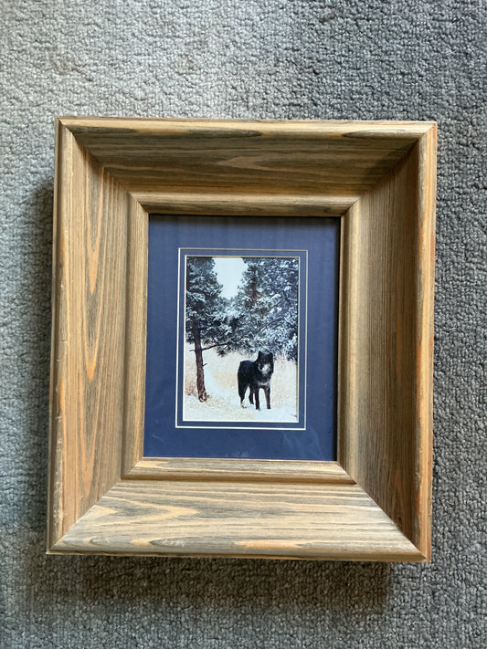 Obsidian framed photo