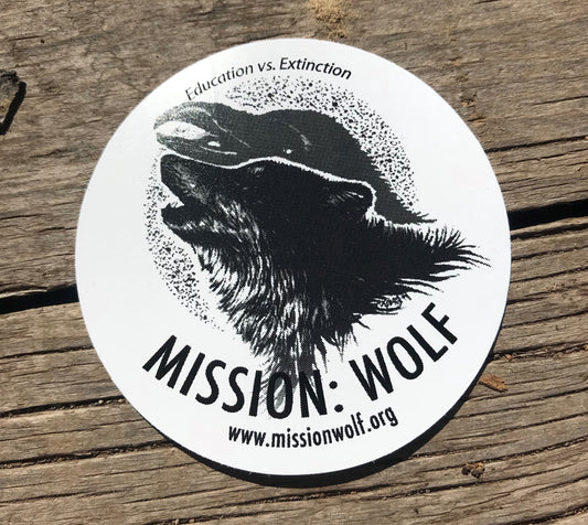 Black & White M:W Logo Sticker